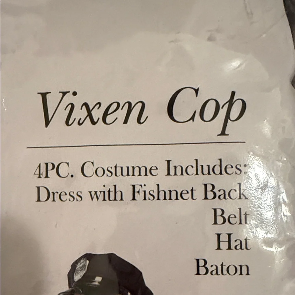 Leg Avenue Black Vixen Cop Costume - Picture 2 of 3